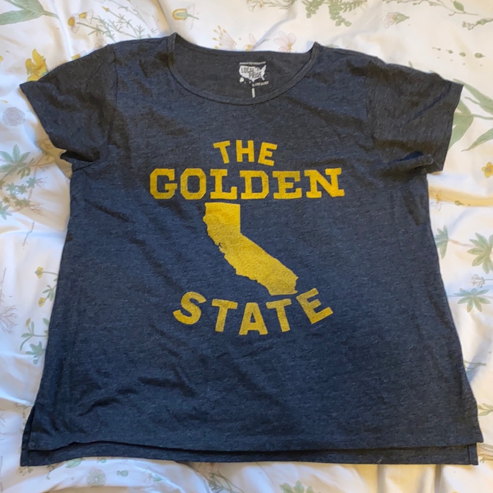Local Pride The Golden State T-Shirt by Tom Snyder Large Womens